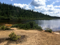 Août 2018 kayak Lac Sautauriski